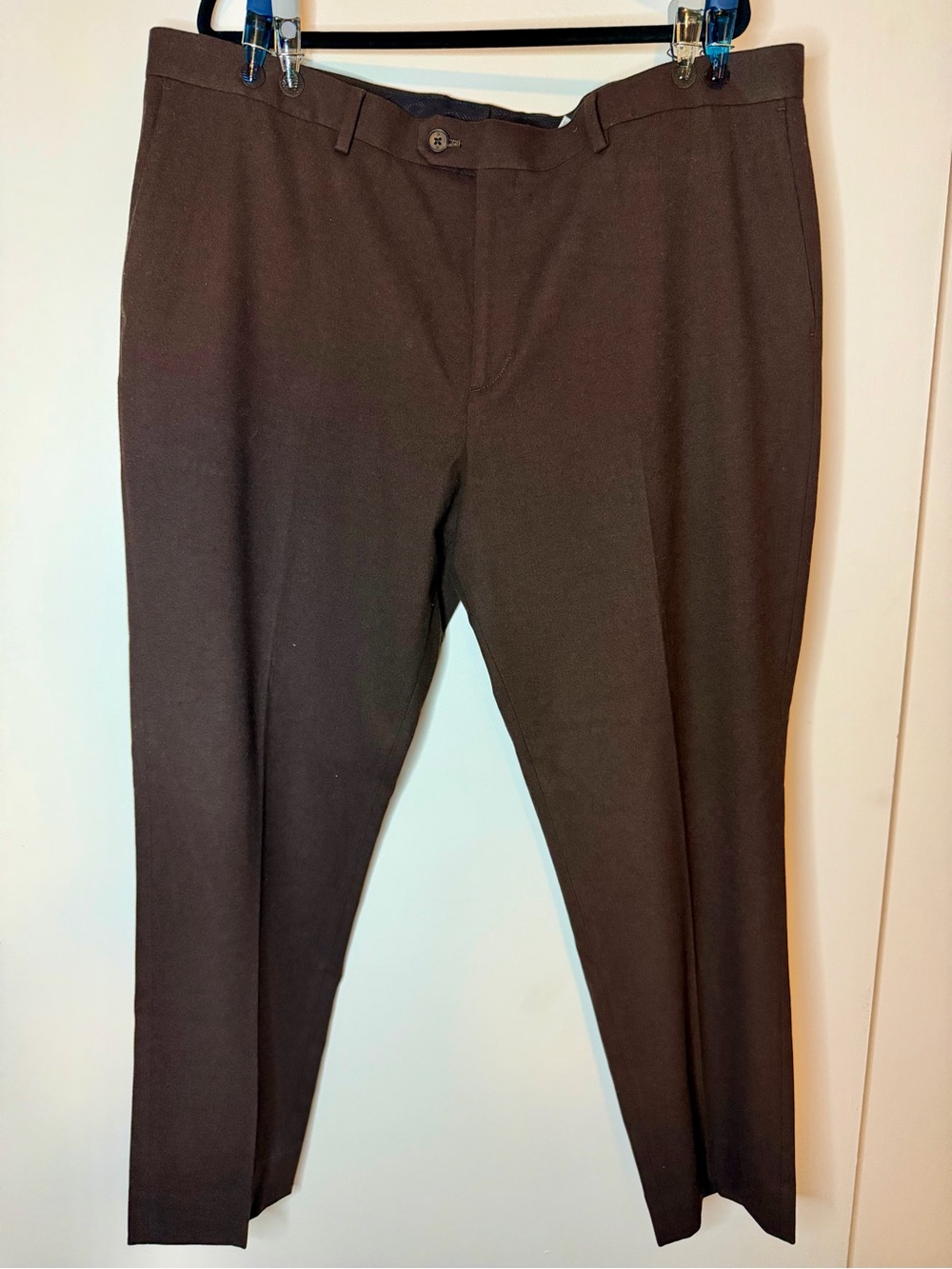 Banana Republic Tailored Trousers Dark Brown 42x32